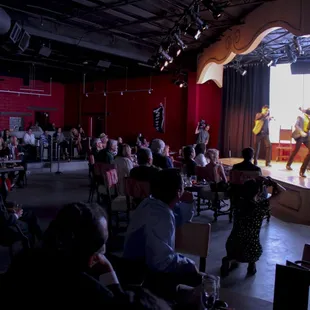A custom-designed intimate venue with great views from all seats.