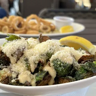 Roasted Brussel sprouts.