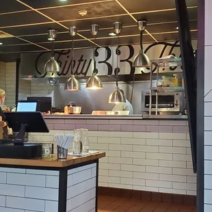 View into the kitchen