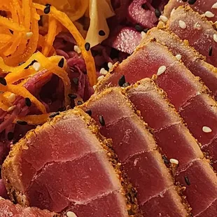 Tuna is perfect.  Good enough to be on my &quot;Last Meal&quot; list.