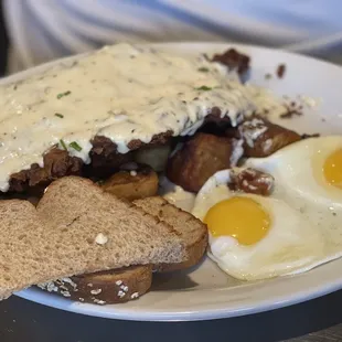 The best chicken fried steak, it's true. Big quantity, good customer service.