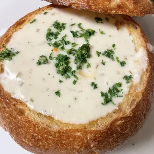 Clam Chowder Bowl! Perfect for this season.
