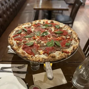 12" House Made Sausage Peppers Pizza