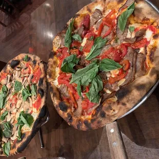 12" Wild Mushroom Truffle Oil and12" Sausage Peppers