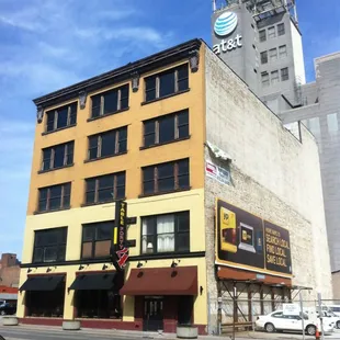 the outside of a building