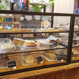 a variety of baked goods