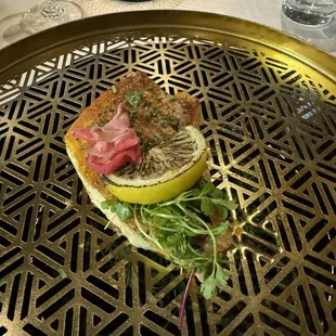 This was the red snapper that only could get seasoning. Once I put the lemon on it it was dry and definitely overcooked.