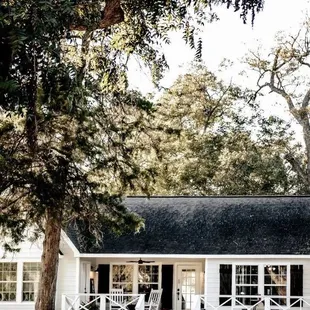 Front of the business.