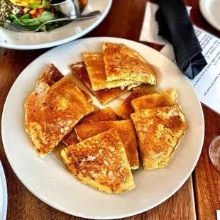 Pancakes with butter/syrup