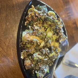 Crispy Brussels appetizer