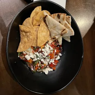 a bowl of food
