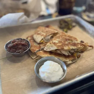 Buffalo Chicken Quesadilla