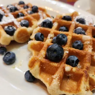 food, waffles
