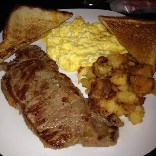 NY Strip Steak & Eggs