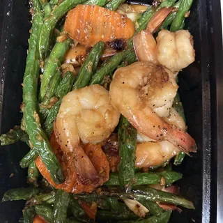Green Bean Garlic Tray