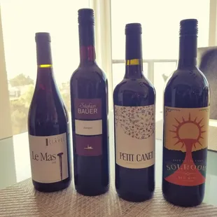 Table Wine - wines purchased