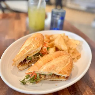 Grilled Chicken Banh Mi Sandwich