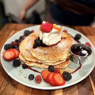 Mixed Berry Pancakes