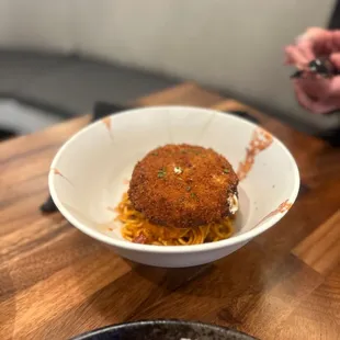 Crab Cake Pasta