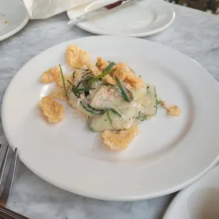 BLUE CRAB TAGLIATELLE.... this was &quot;slap yo&apos; mama&quot; good.