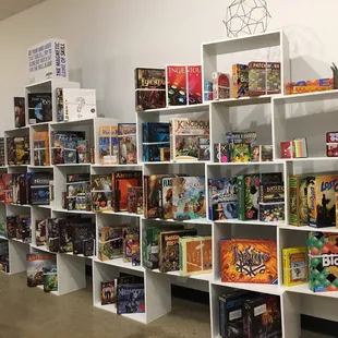 The Great Wall of Games...to choose from!
