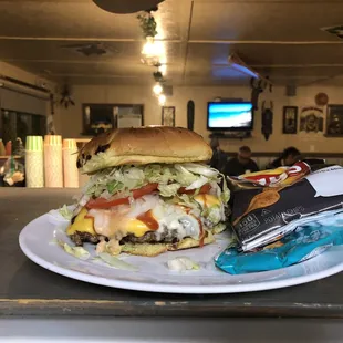 The Hang 10.  Yes it takes both hands to eat this one.