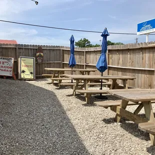Outside seating