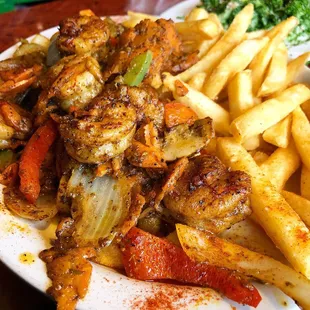 This Shrimp ghallaba is so good!!