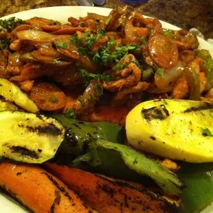 Chicken Gallaba with grilled veggies