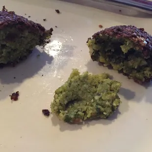Undercooked falafel... The second time they brought it back.
