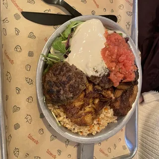 Lamb Kebab (Kfte) Pan