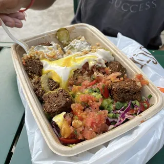 Falafel Hummus Bowl (Vegan)