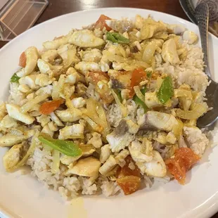 Fish and rice