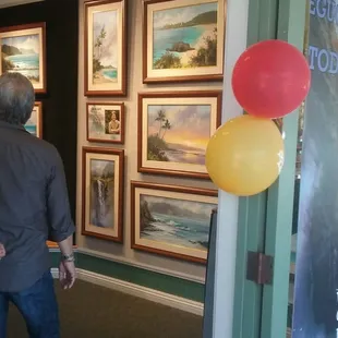 "Artist at work"  George Eguchi