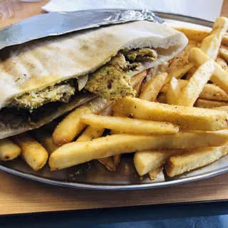 Chicken in a Sack Sandwich