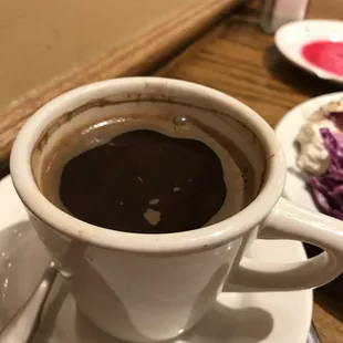 Turkish coffee... for late night energy.