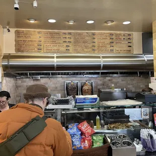 sushi and sashimi, interior