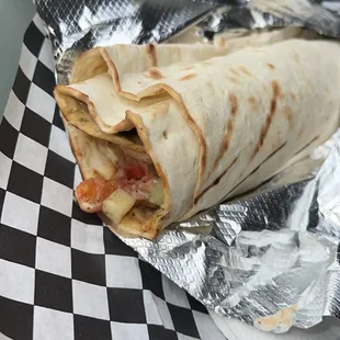 Beef Shish Kabab Wrap