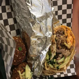 Lamb-Beef Shawirma Wrap