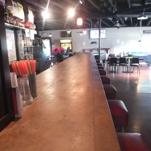 Plenty of bar seating.