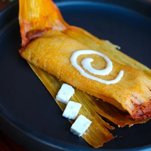 Our delicious tamales getting ready for the christmas posadas.