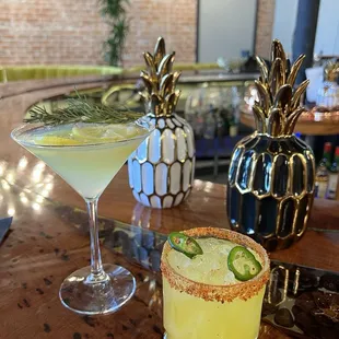 Passion Picante and Lemon Spritz