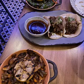 Korean Sticky Mushroom Taco