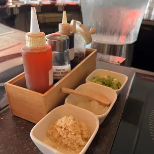 Condiments and Toppings