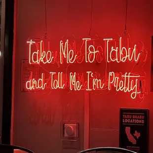 take me to Tabu &amp; tell me im pretty