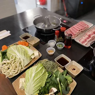 Extra kobocha less cabbage