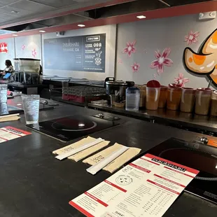 Menu and ambiance