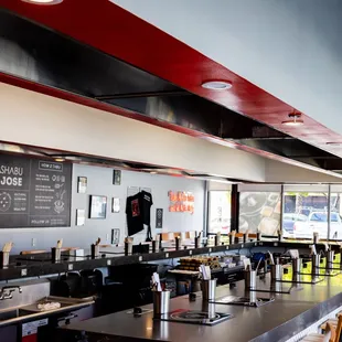 a view of the bar area