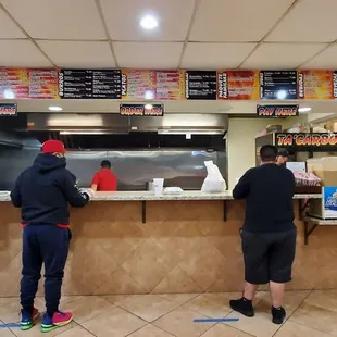 Clean interior.  Confusing way of ordering and paying