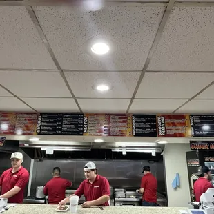 Order at the counter